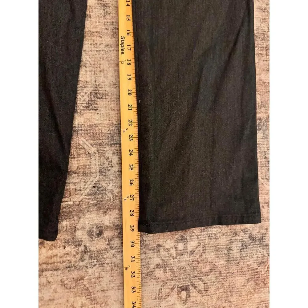 Lee Men's Black Relaxed Fit Straight Leg‎ Pants Size 18 Medium